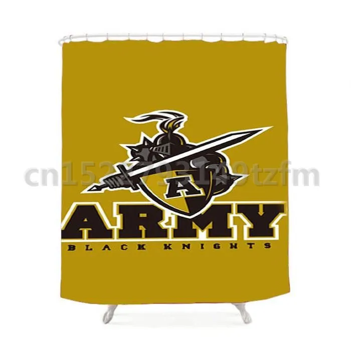Водонепроницаемый занавеска для душа s Army Black Knights занавеска для душа s принт полиэстер ткань занавеска для ванной комнаты с 12 крючками