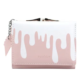 

2020 Fashion Women Wallets Simple Zipper Purses lovely pure color Long Section Clutch Wallet Soft PU Leather Money Bag#LR4