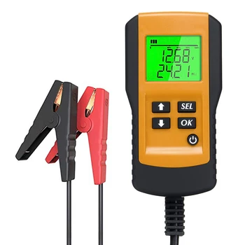 

12V Car Storage Battery Tester Lead Acid CCA Load Battery Charge Test Digital Automotive Power Diagnostic Tools
