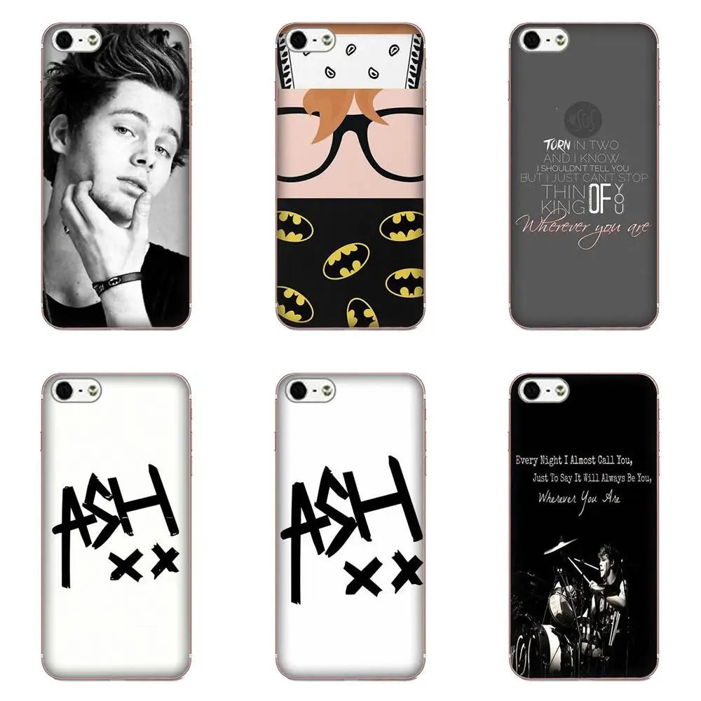 5sos Ashton Irwin Подпись ТПУ крышки Capa для HTC Desire 530 626 628 630 816 820 830 One A9 M7 M8 M9 M10 E9 U11 U12 Life Plus |