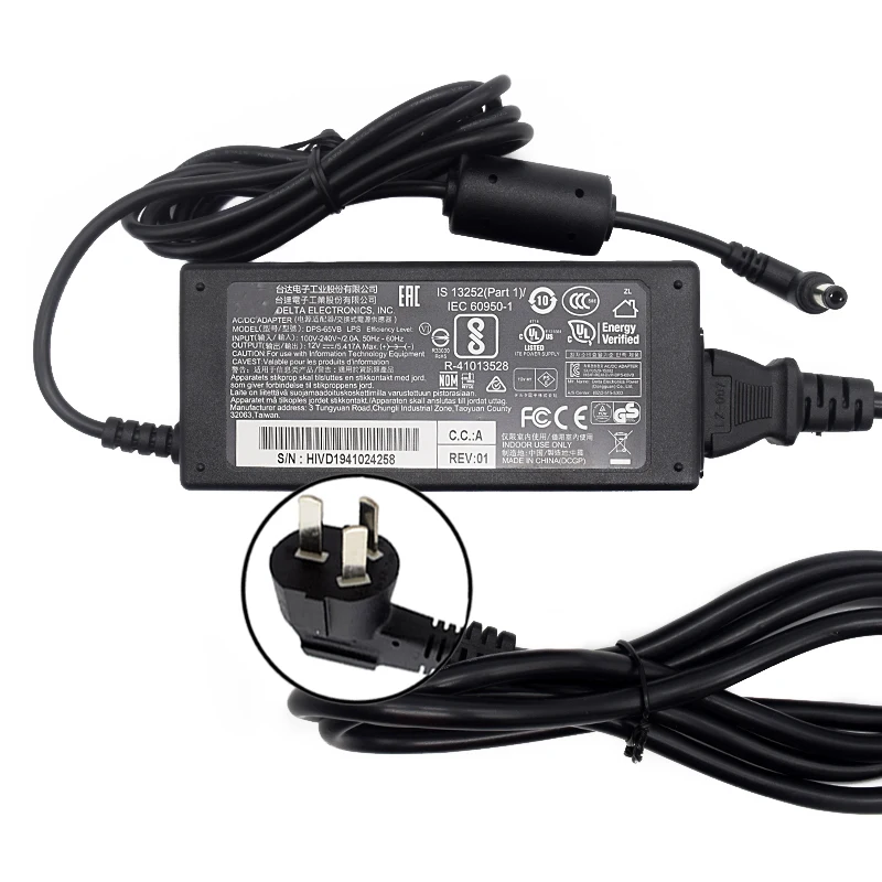

For Asustor AS3102T V2 Asustor AS3102T NAS Power Supply Charger AC Adapter - Used