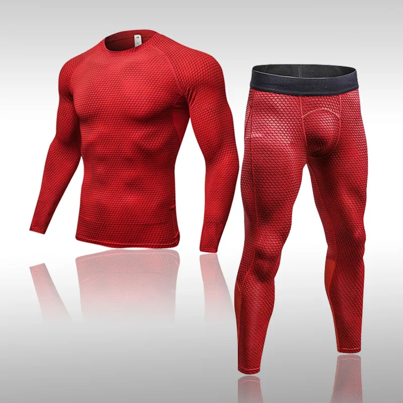 

MMA Compression Sportswear Men's Jogging Skin Care Kits Sports Fitness T-shirt Rashguard Male Gym Leggings Running Tracksuit Men
