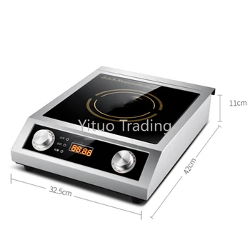 

NLG356 Commercial Induction Cooker 3500w Flat High Power Kitchen Canteen Stir-fried Soup Commercial Special Induction Cooker