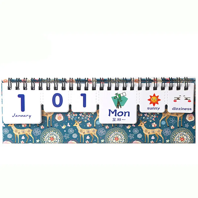 Coloffice, сделай сам, животное/звезда, милый трек, календарь, креативный, милый, порванный календарь, настольный, канцелярские принадлежности, офисные, школьные принадлежности, 1 шт