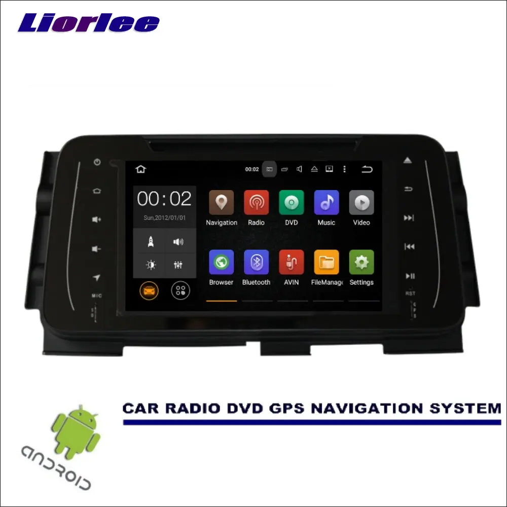 Liorlee Android CD DVD GPS плеер для Nissan Kicks/Micra 2014 2017 Navi Радио Аудио стерео экран