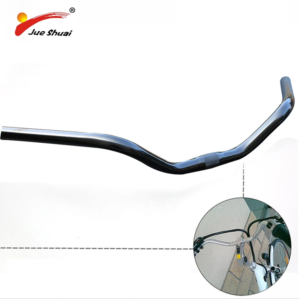 black bike handlebars