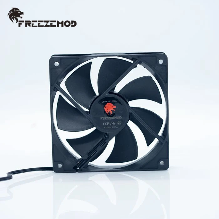 FREEZEMOD вентилятор радиатора компьютер водяное охлаждение промышленный инструмент вентилятор черная рамка бесцветный 12 см. FAN-WD12