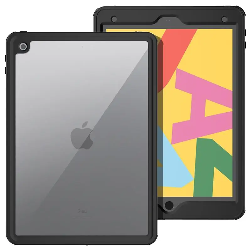 

For iPad 10.2 Case 2019 TPU IP68 Level Waterproof Shockproof Anti-fall Tablet Protectiver Shell For iPad 7th Generation Cover