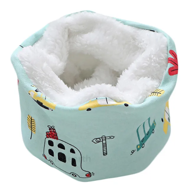 New Autumn Winter Children's Cotton Scarf Cartoon Kids Mufflers Outdoor Windproof Baby Warm Scarf Boys Collar Girls Neckerchief thick 12