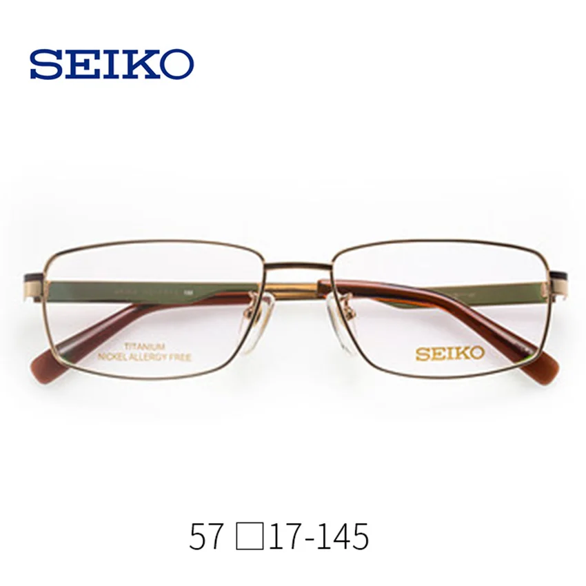 SEIKO Титан глаз, стекло рамка для мужчин большой прямоугольник оптика очки от близорукости Multifocal человек оптические очки Рамка HC1012