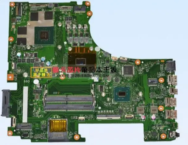 GL753VD For ASUS GL753VD laptop motherboard GTX1050M mainboard 4G video memory I5-7300HQ cpu Test w
