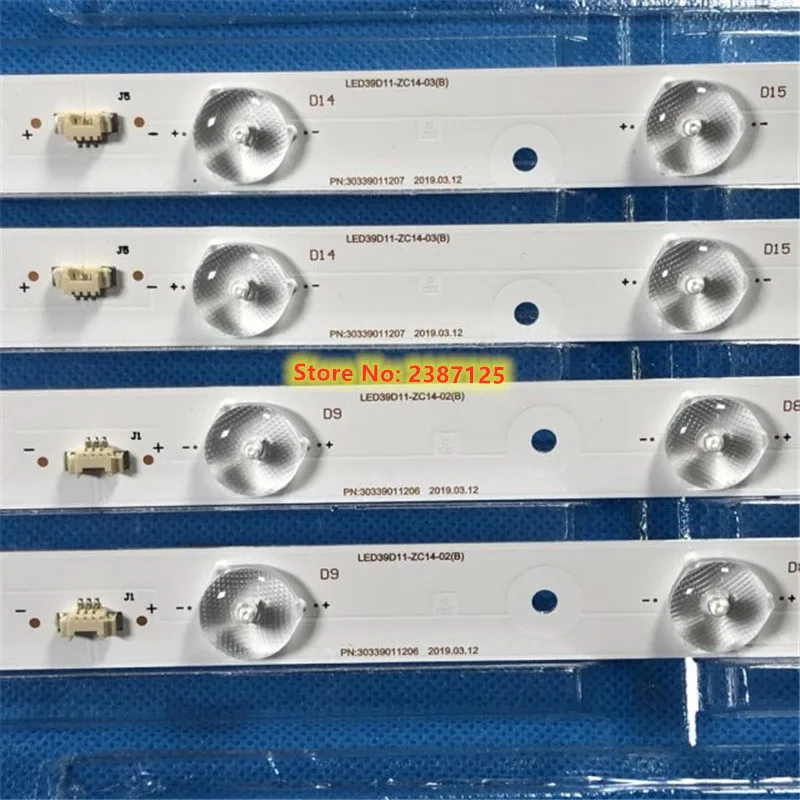 Светодиодная ленсветодиодный 39D11 ZC14 01 02 03/04 100% для 39DU3000 LE39PUV3 LE39PW3 новинка 30339011206/07 5