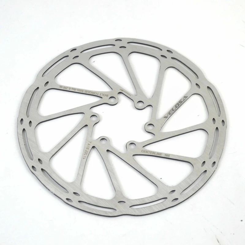 Centerline 160mm Высокое качество MTB/дорожный мотоцикл дисковый тормоз/циклокросс велосипед тормозного диска, 44 мм 6-болт, ось, G3 160 мм 180 дисковый тормоз велосипед тормозной ротор для велосипеда, с помощью винтов - Цвет: Centerline 160mm