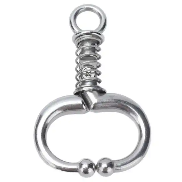 Stainless Steel Captive Spring Bead Ring (8G - 00G) | UrbanBodyJewelry.com