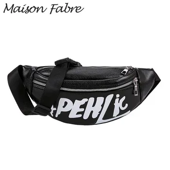 

Maison Fabre bag man Leather shoulder bags sports casual handbags letter multifunction bag phone 2019 ladies zipper handbag