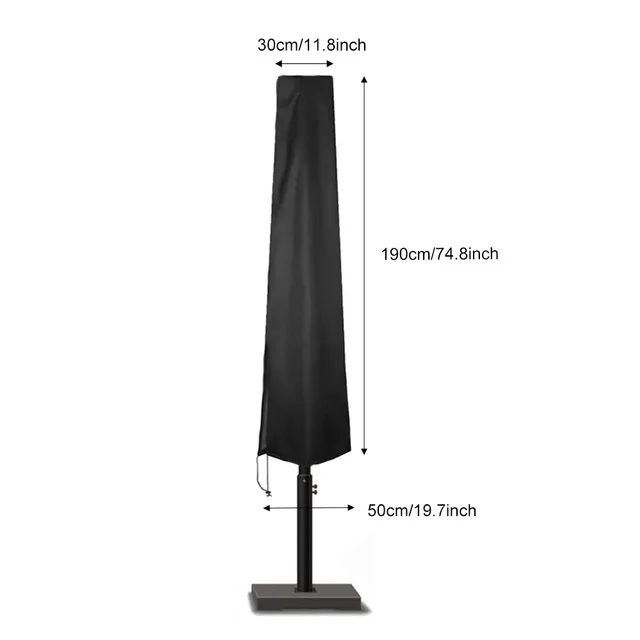 190x50x30cm black