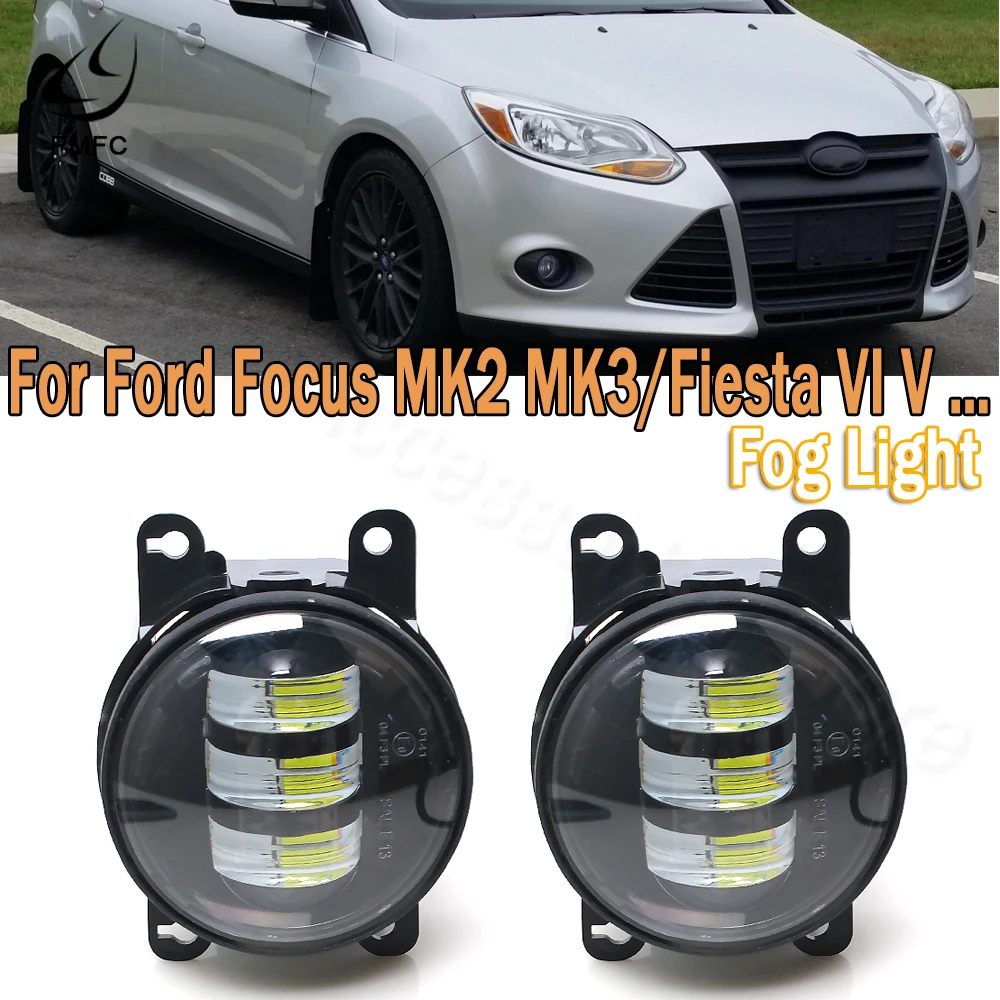 Светодиодные противотуманные фары PMFC в сборе дальнего света для Ford Focus MK2 04-10 MK3 11-15