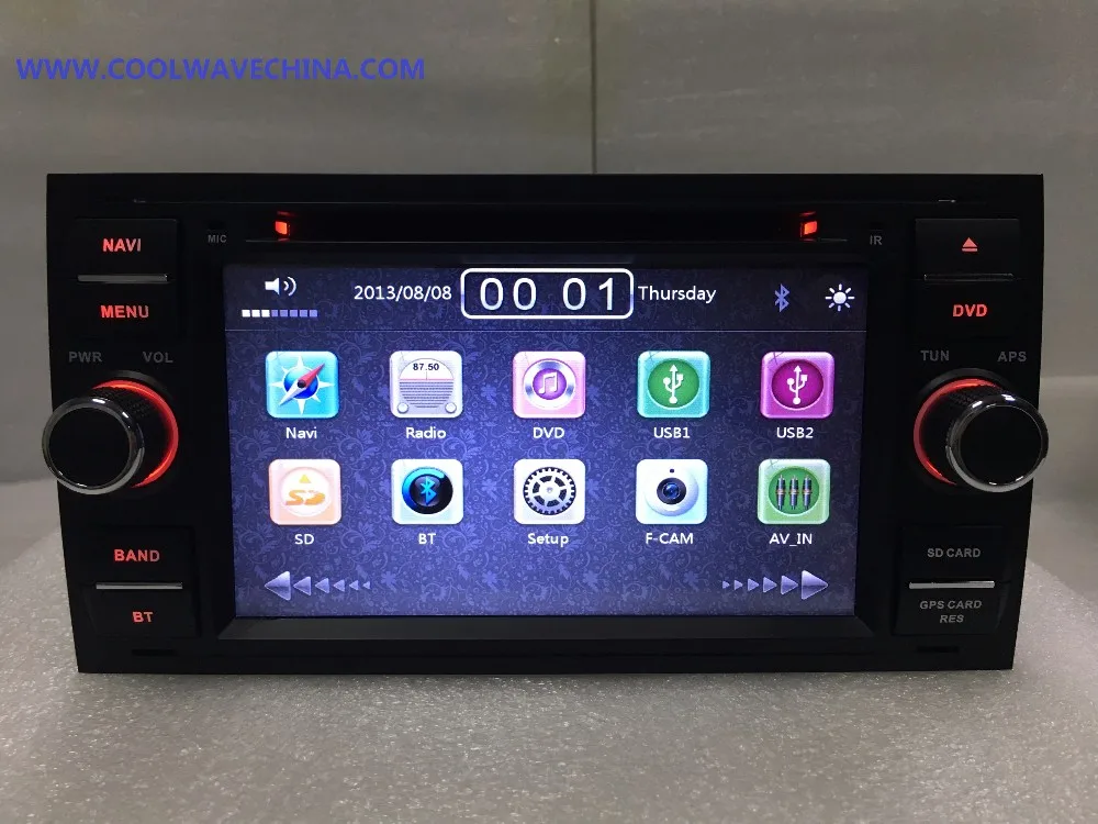 Автомобильный dvd-плеер для Fo rd Focus 23 mk2 Mon deo 4 Kuga Fiesta Transit Connect S-C MAX GPS навигационная