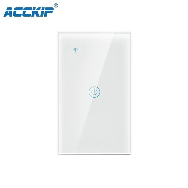

[Source Factory] US Standard WiFi Intelligent Wall 120 Panel Switch Graffiti Smart 1-Way Touch Switch