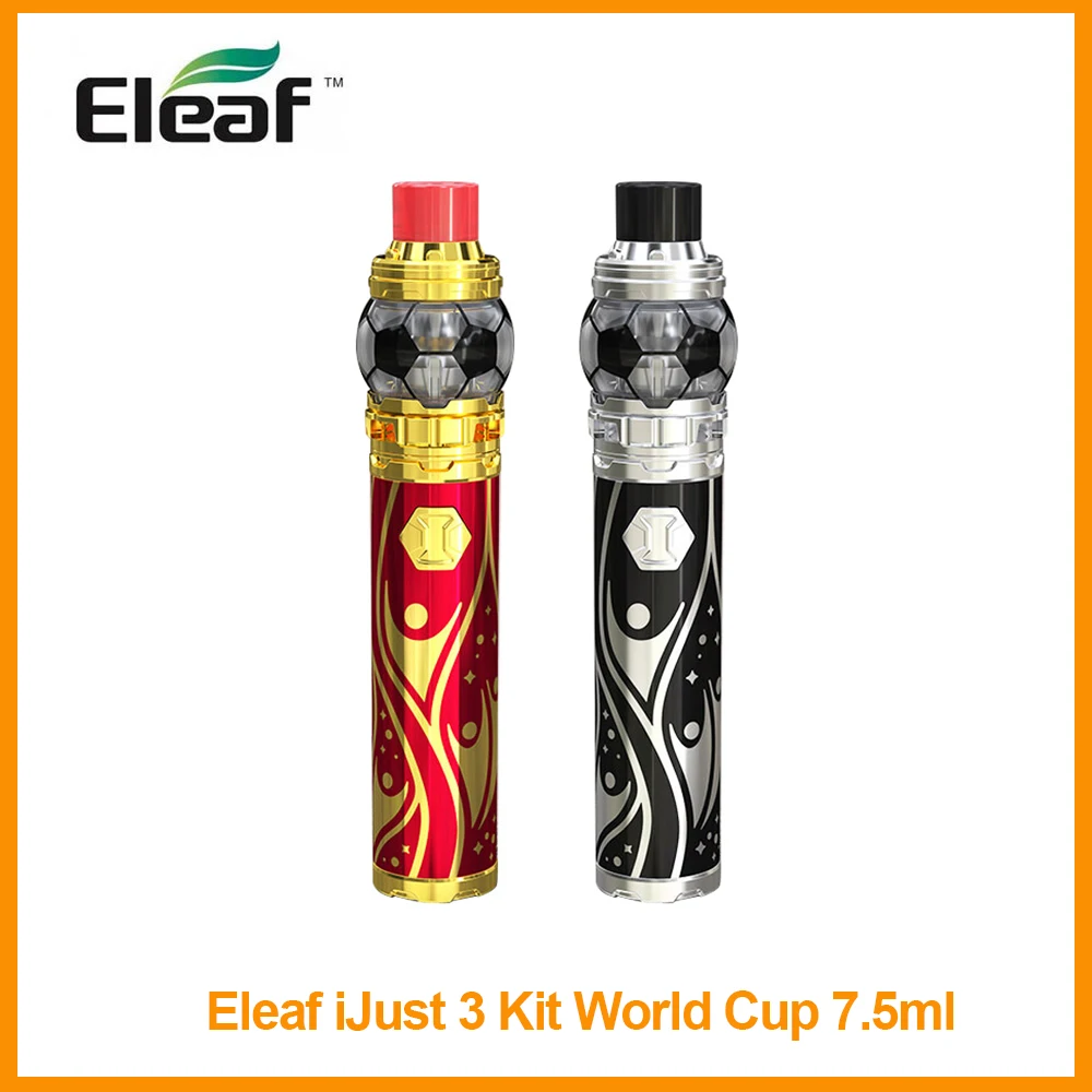 Original Eleaf iJust 3 Kit World Cup 7.5ml Built in 3000mAh Battery 80W Output HW M/HW N Coil VS iJust S Kit Elctronic Cigarette|Electronic Cigarette Kits| - AliExpress