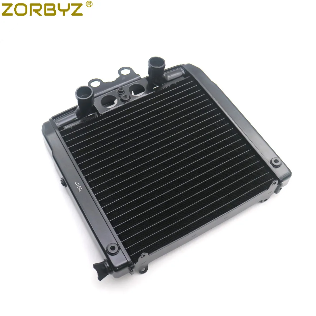 ZORBYZ мотоцикл черный алюминиевый двигатель радиатор водяного бака охладитель для Harley V-Rod VRSCA 2004-2013