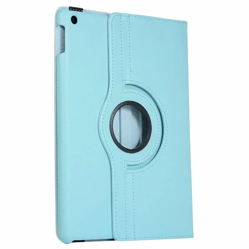 Light-blue Чехол для планшета с откидной подставкой для Apple IPad 10,2, чехол, вращающийся на 360 градусов, умный чехол для планшета для IPad 7th, A2197, A2198, A2200 - Цвет: Light-blue