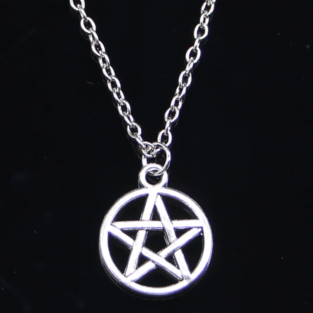 Новинка модное ожерелье 16 мм звезда пентаграмма подвески короткие длинные для