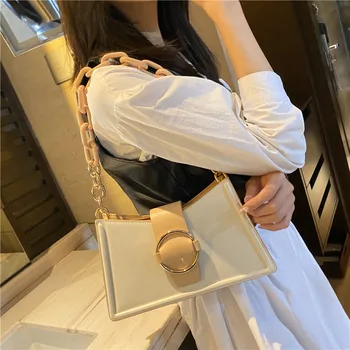 

Niche French Armpit Bag Female 2020 New Fashion Messenger Baguette Bag High Quality Wild Chain Shoulder Bag Casual Women Handbag