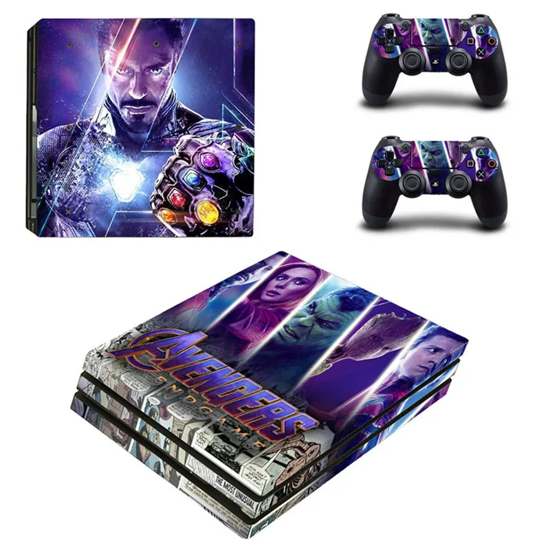 YSP4P-3360 Наклейки Мстители: эндигра PS 4 игровая станция 4 Pro Skin PS4 Pro Sitcker Pegatinas для playstation 4 Pro консоль и контроллер - Цвет: YSP4P-3360