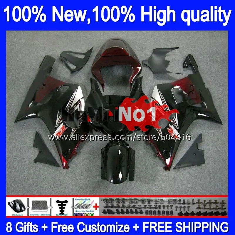 Корпус для SUZUKI GSX-R600 GSXR 600 K1 GSXR600 14MC. 19 красивые черные сапоги; GSXR 750 01 GSXR-600 GSXR750 2001 2002 2003 01 02 03 обтекатели