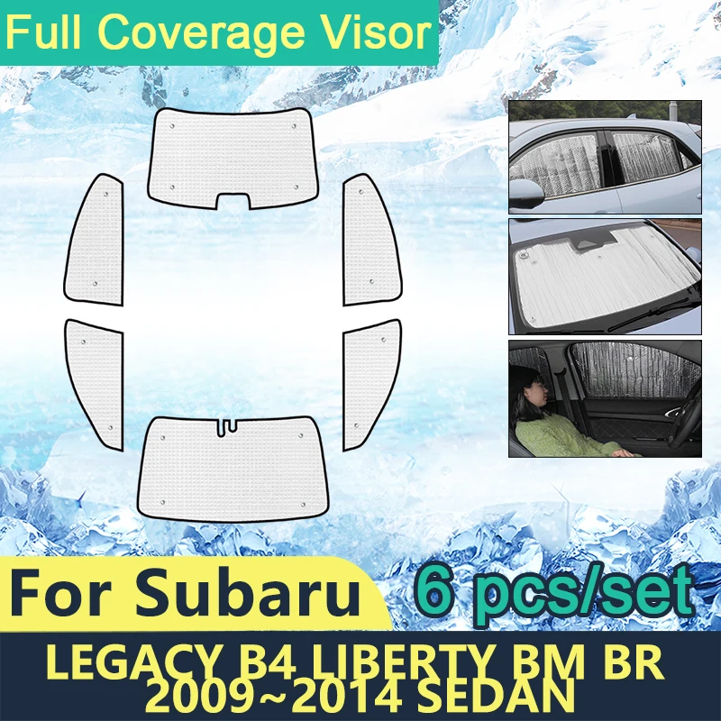 

Full Cover Sunshades For Subaru Legacy B4 Liberty BM BR 2009~2014 Sedan Car Windshield Accessories Sun Protection Parasol 2013