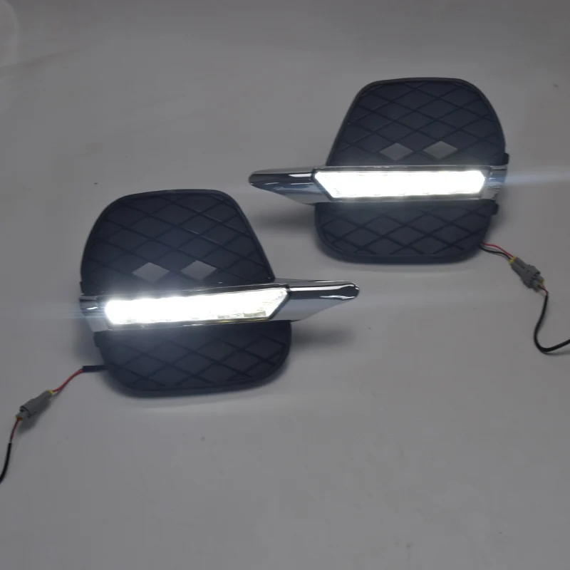 QINYI 1 пара дневные ходовые огни для BMW X5 E70 2011 2012 2013 Габаритные дневного света