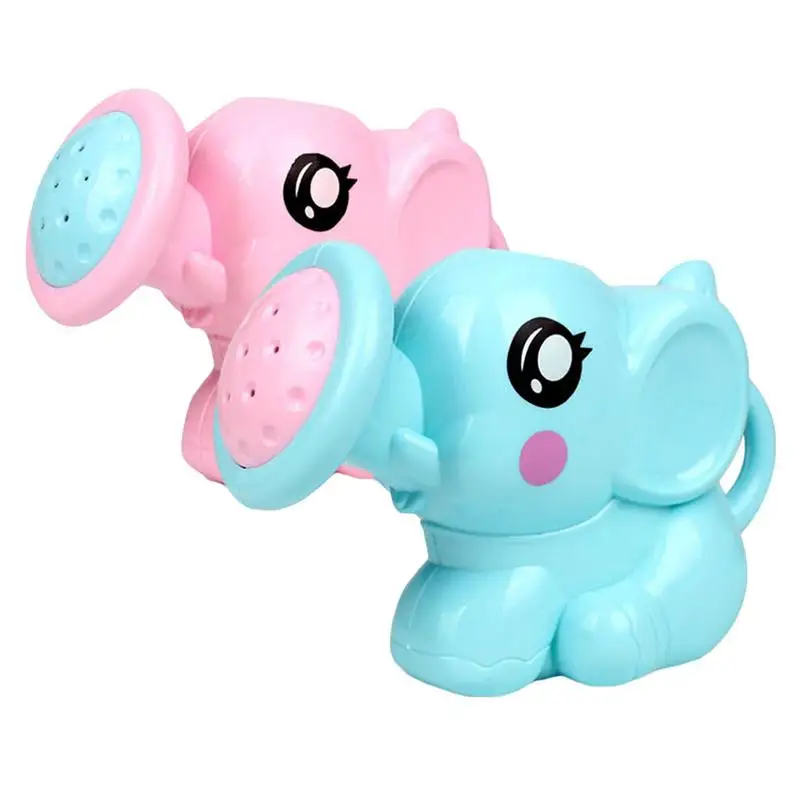 1pc color random Пластиковый горшок для полива слона для новорожденных, Игрушки для ванны, милый детский мультяшный инструмент для душа, водные игрушки для детей, 1 шт - Цвет: 1pc color random