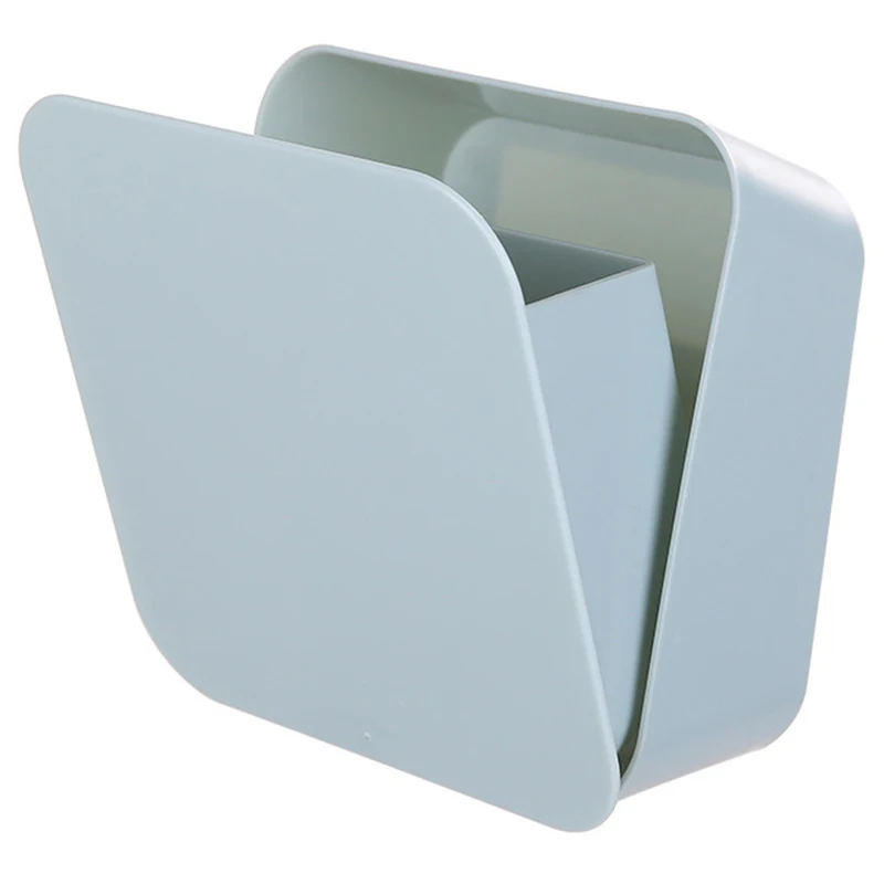 

Wall Paste Sealed Square Storage Box Removable Kitchen Tableware Storage Shelf Toothbrush Holder Cosmetic Bathroom Organizers