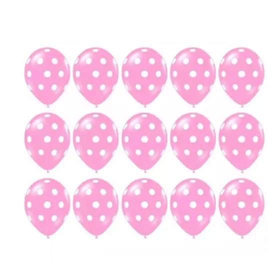15pcs 15 шт божья коровка Черное Красное Пятно горошек латексные шары globos вечерние воздушные шары ко дню рождения Свадебные украшения шарики игрушки 12 дюймов шары - Цвет: 15pcs