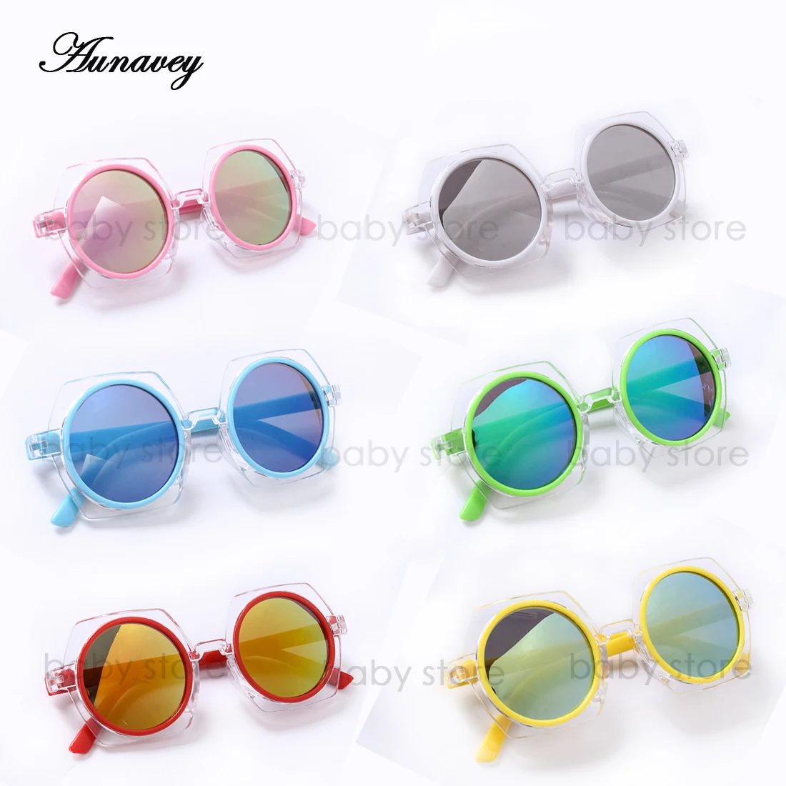 Солнцезащитные очки для детей девочек и мальчиков необычные антиуф-очки