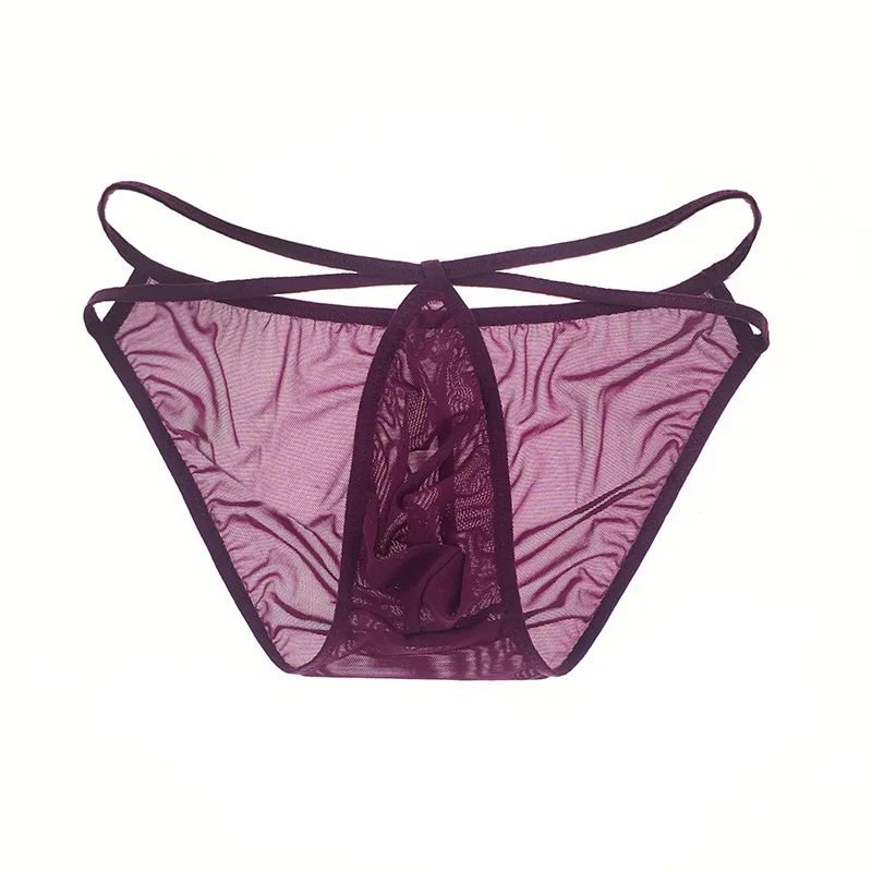 

Трусы-стринги мужские, ультратонкие, прозрачные, с низкой талией