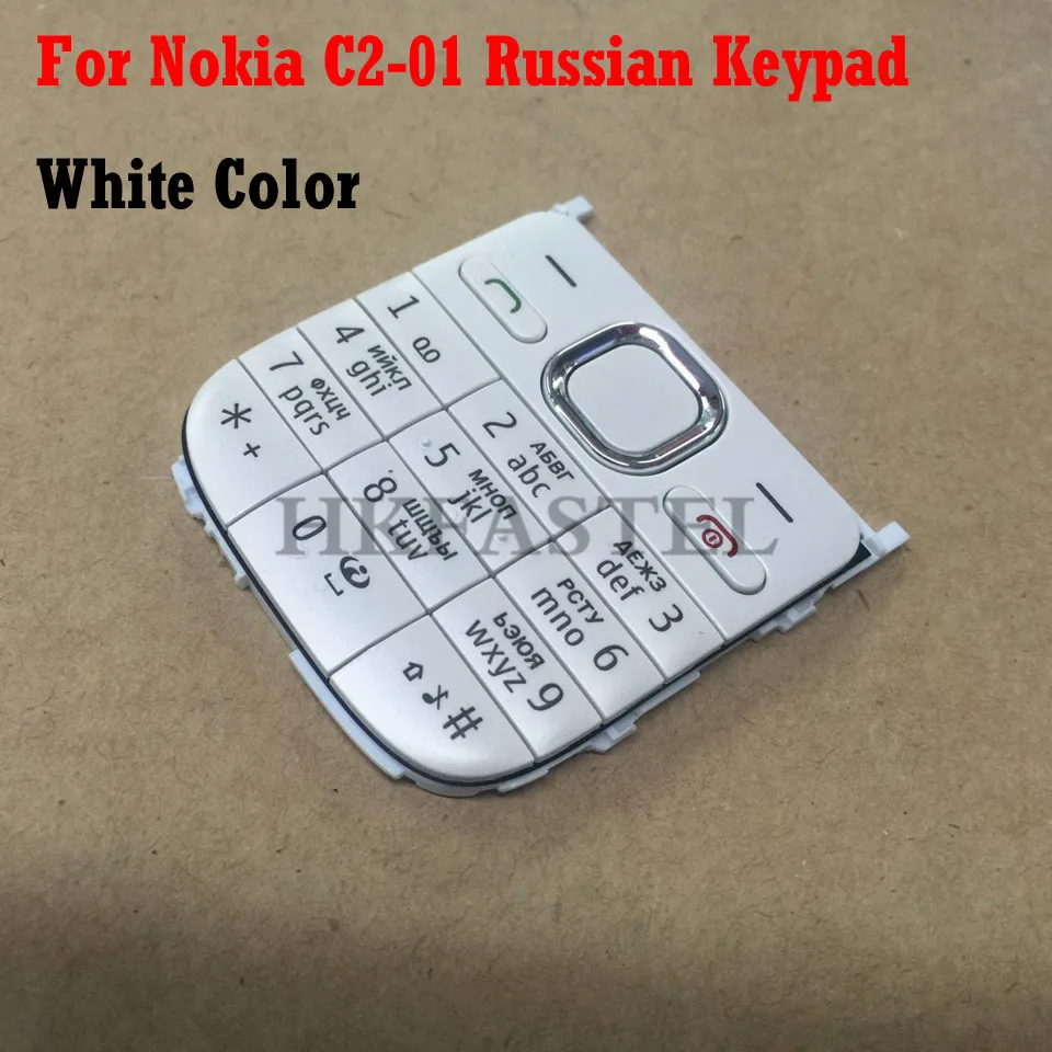 Для Nokia C2-01, мобильный телефон, английский, русский, арабский, иврит, клавиатура для C2 C2-01, сменный корпус, крышка клавиатуры
