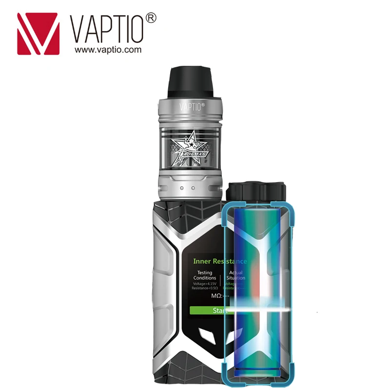 Günstig [UK VERSCHIFFEN] Original Vaptio Wand Crawler Vape Kit 2.0 5,0 ml Verdampfer 80W 0.05 2ohm elektronische Zigarette TCR 1,3 zoll TFT Bildschirm