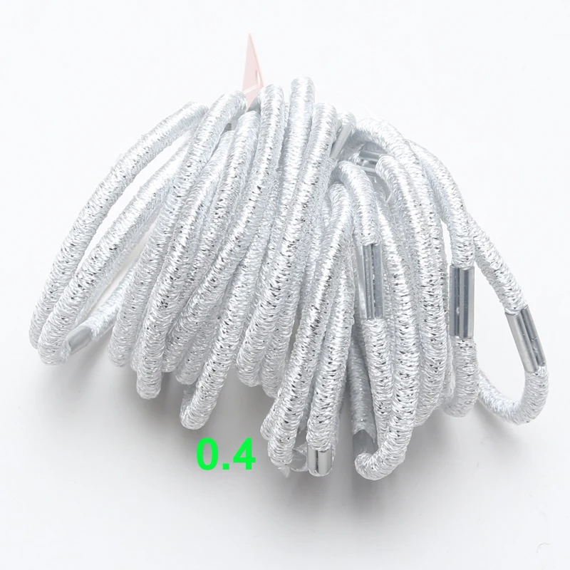 20 Pcs 0.4 Silver