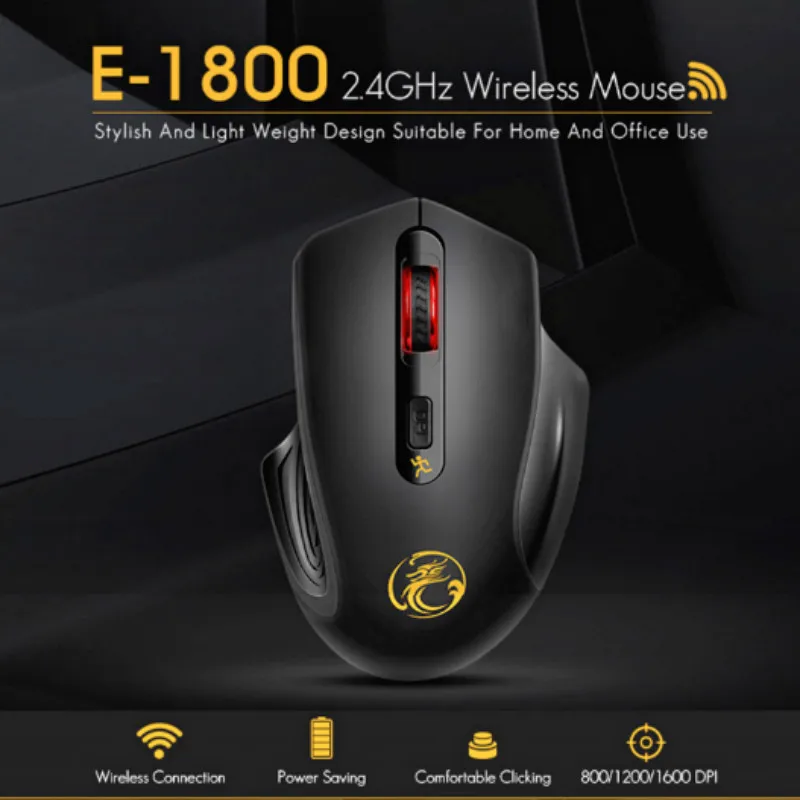 Беспроводная мышь бесшумная USB 2 0 2000DPI приемник оптическая компьютерная 4 ГГц для