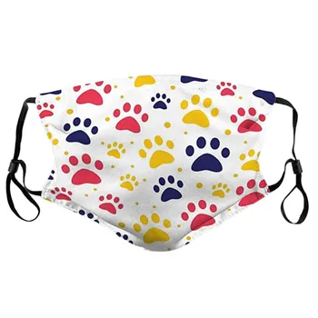 

Unisex Funny Cartoon Printing Outdoor Mouth Mask Washable Reuse Face Mask Mouth Muffle Mouth Caps Breathable Facial Mask Masques