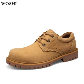 

Dropshipping Fashion Casual Shoes Oxfords Men Shoes lace up Genuine Leather Shoes Men big size 48 Flats Working Men Shoes