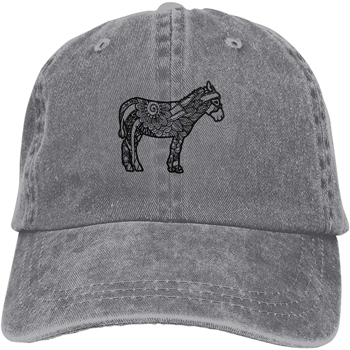 Tribe Donkey ковбойская Кепка унисекс Регулируемая Дальнобойщик бейсболки серый