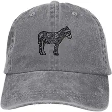 Tribe Donkey ковбойская Кепка унисекс Регулируемая Дальнобойщик бейсболки серый