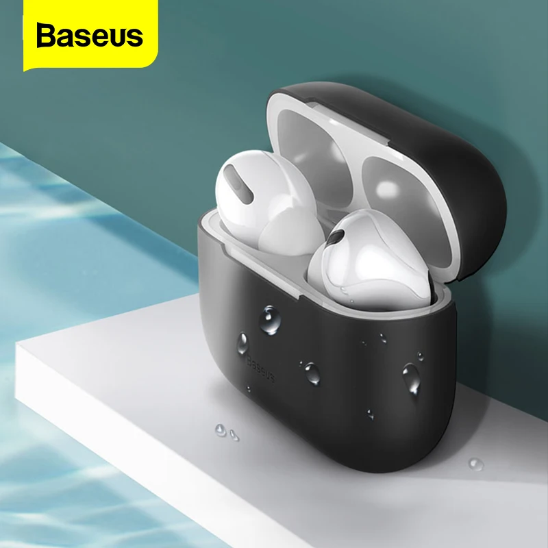 Baseus силиконовый чехол для Airpods Airpod Pro 3 Роскошные беспроводные наушники защитный