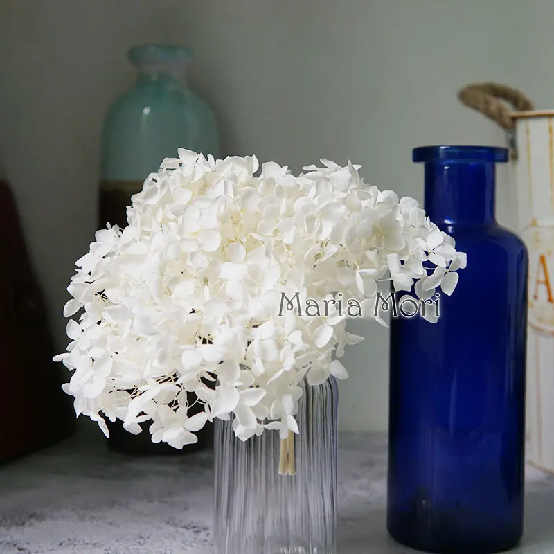 Anna Hydrangea  Flowers  Little  Leaves Preserved Hydrangea Decor  Office Decor  DIY Flowers