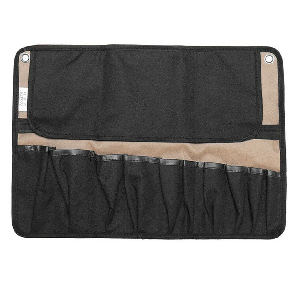 

Practical Knife Electrician Oxford Cloth Hanging Handheld Chef Multifunction Carry Lightweight Tool Roll Bag Portable Storage