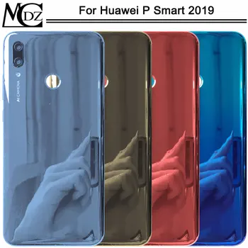 

For Huawei P Smart 2019 POT-LX3 POT-L23 POT-LX1 POT-L21 Phone Back Rear Housing Case Battery Cover Lid + Camera Frame + Side key