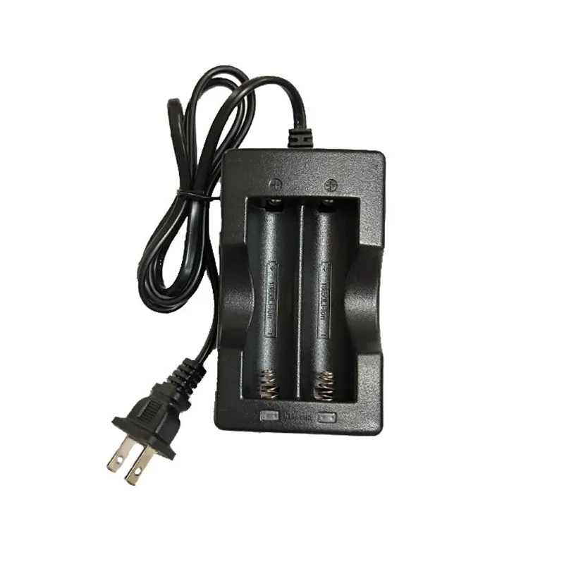 Двойной Батарея Зарядное устройство для 18650 3,7 V Перезаряжаемые Li-Ion Батарея Зарядное устройство переменного тока 110V 220V 50/60Hz США и ЕС штекер Поддержка дропшиппинг